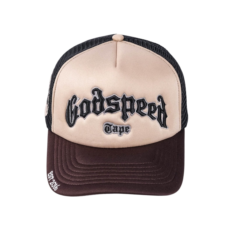 Speed Trucker Hat (Stone/Choc/Black)