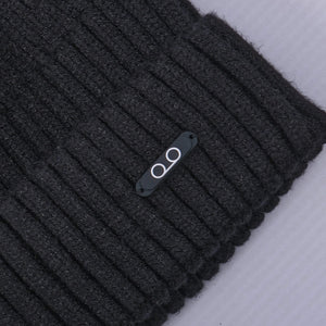 Micro Turn Up Beanie (Black)