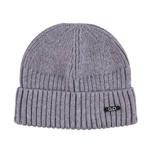 Micro Turn Up Beanie (Grey)