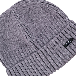 Micro Turn Up Beanie (Grey)