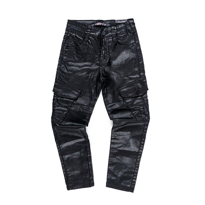 Farina B Boys Skinny Jeans (Black)