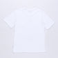 Kids Linear Guitar T-Shirt (White)