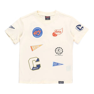 Beacon B Kids T-Shirt (Cream)
