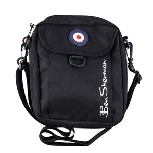 Cross Body Canvas Bag (Black)