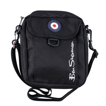 Cross Body Canvas Bag (Black)