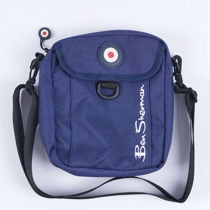 Cross Body Canvas Bag (Blue)