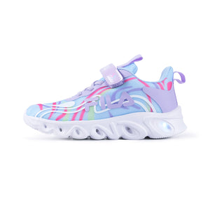 Cam Lights Kids Sneakers (Purple/Multi)