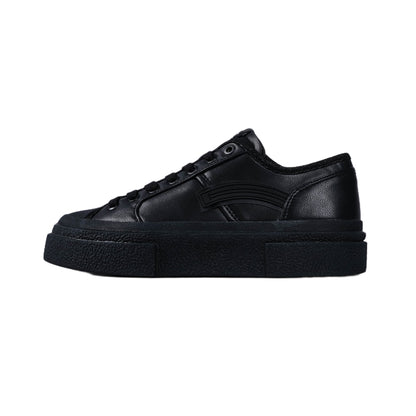 Vodan Low LEA Sneakers (Black)