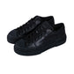 Vodan Low LEA Sneakers (Black)
