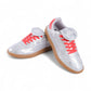 Jules 1 Ladies Sneakers (Silver/Coral)