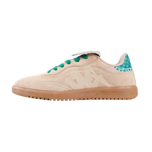 Jules 1 Ladies Sneakers (Oatmeal/Green)