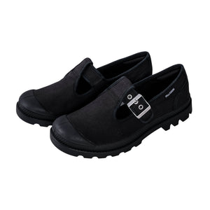 Pampa M-Jane Ladies Washed Slipons (Black)
