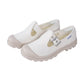 Pampa M-Jane Ladies Washed Slipons (Soft White)