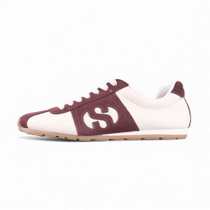 Vesta Ballerina Sneakers (Beige/Brown)