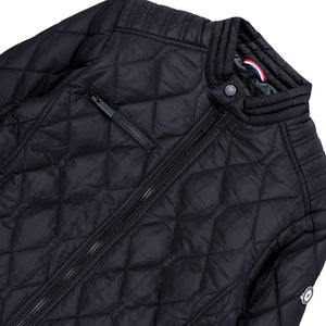 Quilted Bomber Jacket (Black)