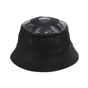 Plastisol Reversible Bucket Hat (Black)