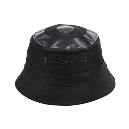 Plastisol Reversible Bucket Hat (Black)