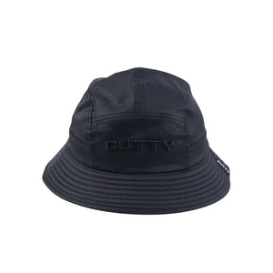 Heart Wax Denim Bucket Hat (Black)