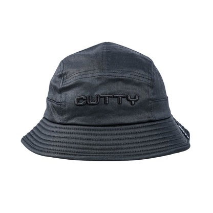Heart Wax Denim Bucket Hat (Black)
