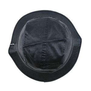 Heart Wax Denim Bucket Hat (Black)