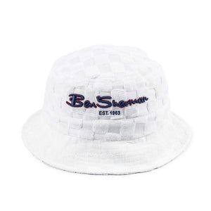 Towelling Bucket Hat (Off White)