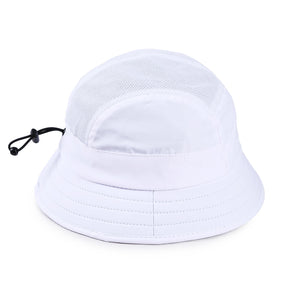 Racer Bucket Hat (White)