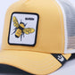 Queen Bee Trucker Hat (Yellow/White)