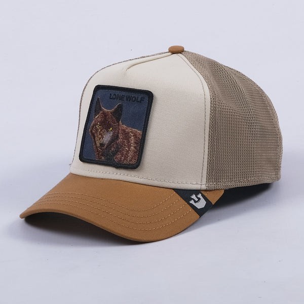 v2 Wolf Trucker Hat (Khaki)