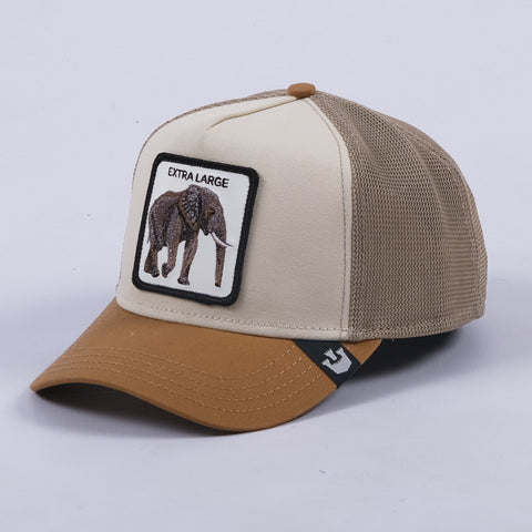 v2 Elephant Trucker Hat (Khaki)
