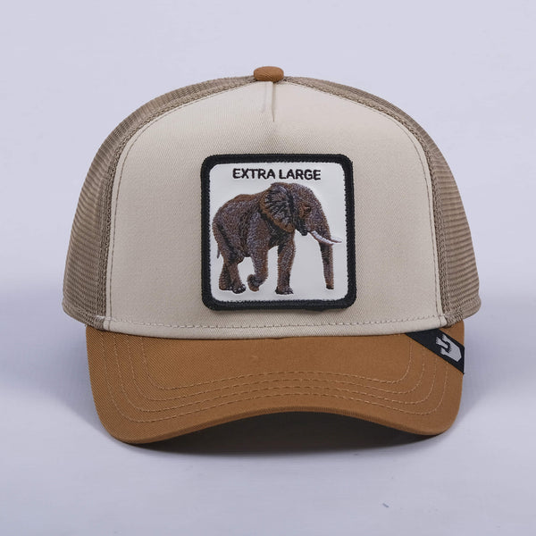 v2 Elephant Trucker Hat (Khaki)