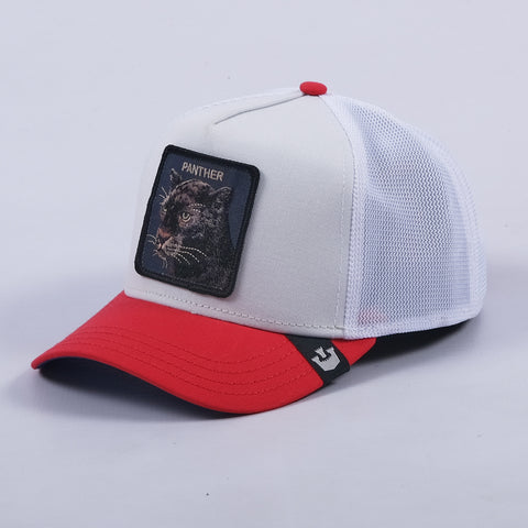 v2 Panther Trucker Hat (White/Stone)