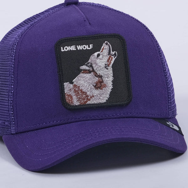 Lone Wolf Trucker Hat (Purple)