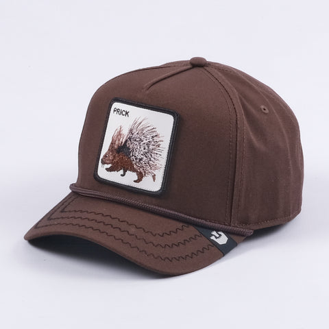 Porcupine Trucker Hat (Brown)