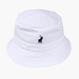 Classic Twill Bucket Hat (White)