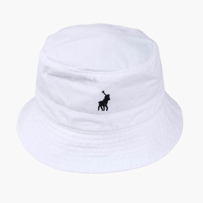 Classic Twill Bucket Hat (White)