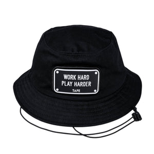 Work Play Bucket Hat (Black)