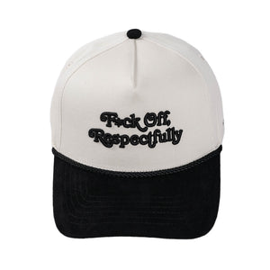Respectfully Cap (Black & White)