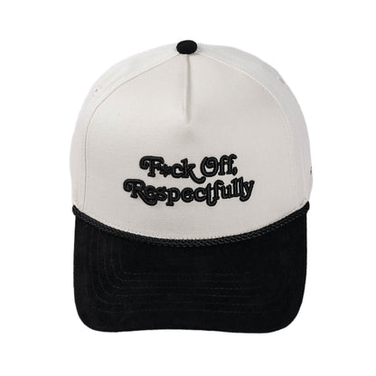 Respectfully Cap (Black & White)