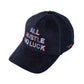 Hustle No Luck Trucker Hat (Navy)