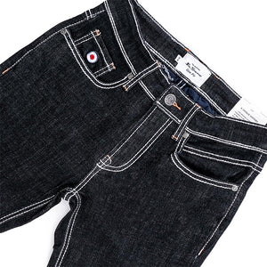 Saddle Slim Jeans (Black)