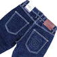 Saddle Slim Jeans (Dark Blue)