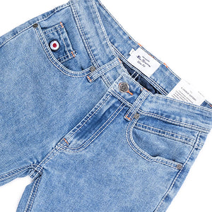 Saddle Slim Jeans (Blue)