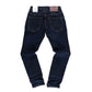 Garment Coated Slim Jeans (Dark Indigo)