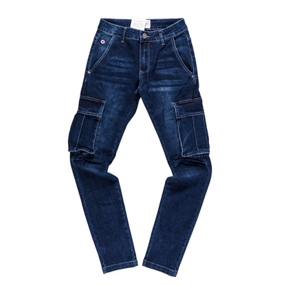 Jones Cargo Slim Jeans (Dark Blue)