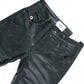 Wax Coated Sheen Slim Fit Jeans (Olive)
