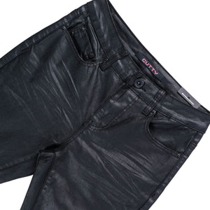 Thor Wax Skinny Jeans (Black)