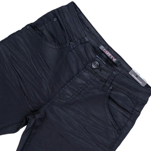 Root Wax Skinny Jeans (Black)