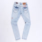 Flint Straight Tapered Jeans (Blue)