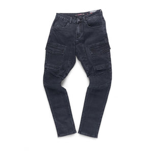 Rain Cargo Regular Fit Pants (Black)