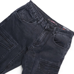 Rain Cargo Regular Fit Pants (Black)